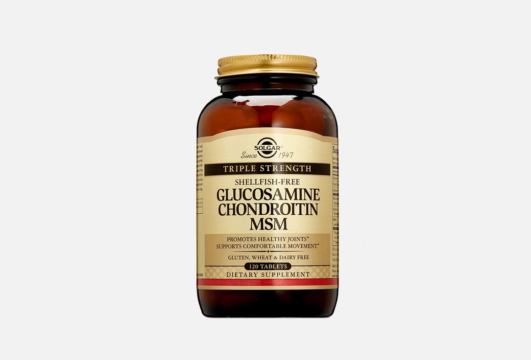 Glucosamine, Chondroitin, MSM Complex в таблетках. Цвет: