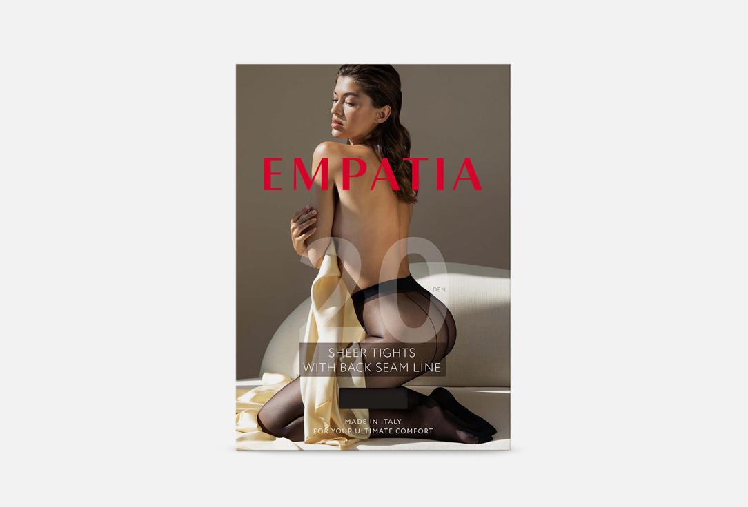 EMPATIA | SHEER TIGHTS WITH BACK SEAM LINE черные 20 DEN. Цвет: Nero