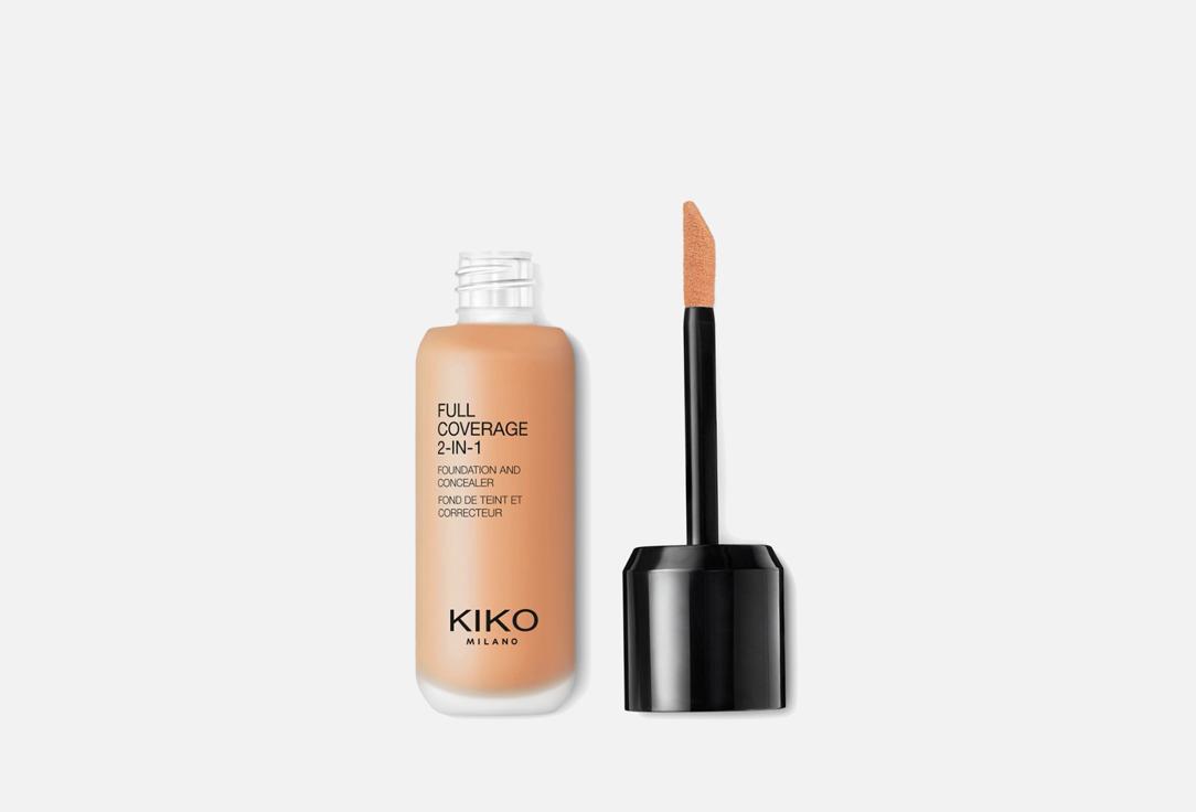 KIKO MILANO | FULL COVERAGE 2-in-1 FOUNDATION & CONCEALER. Цвет: 30, Warm beige