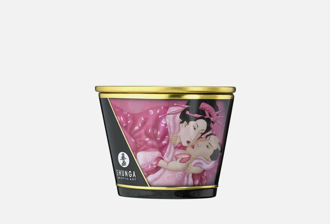 Shunga | Massage Candle Skin Care Rose Petals. Цвет: