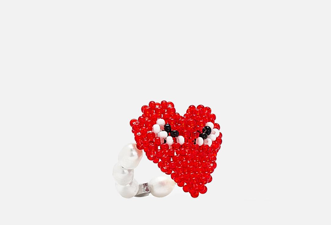 Ring red heart. 17