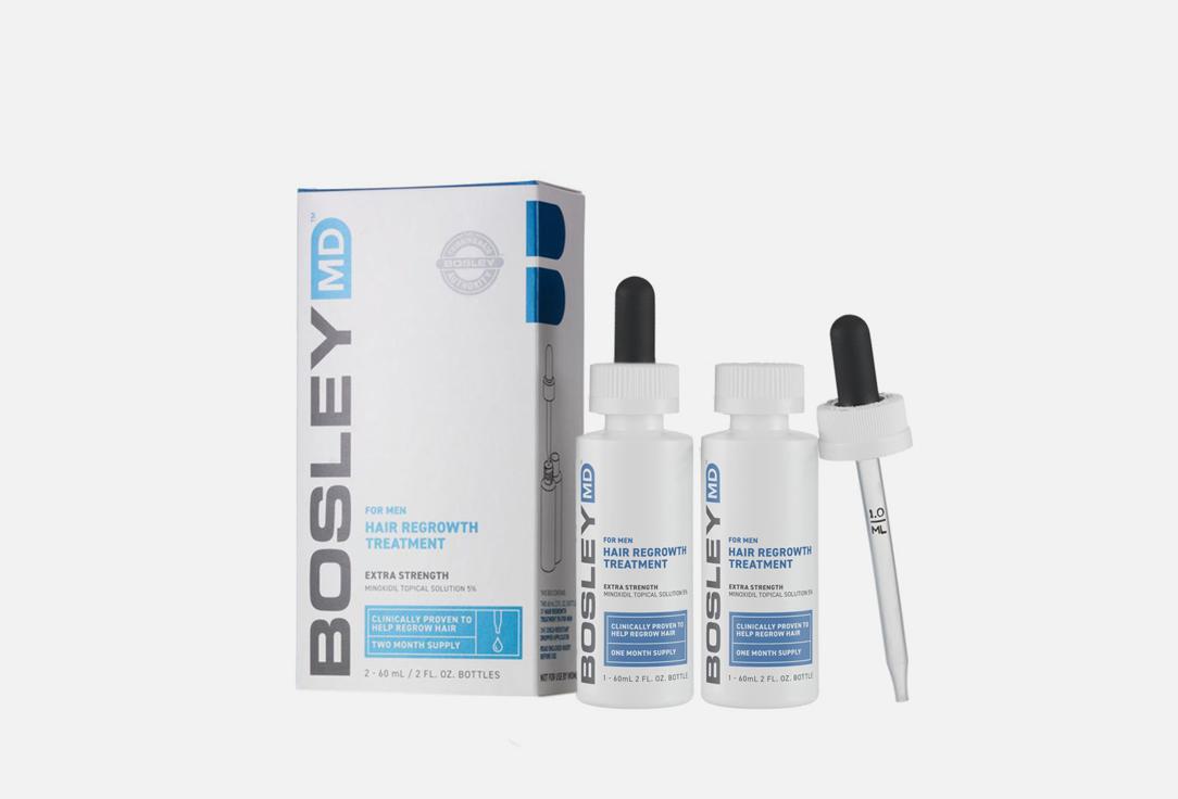 Bosley MD | FOR MEN HAIR REGROWTH TREATMENT 5% Dropper. Цвет: