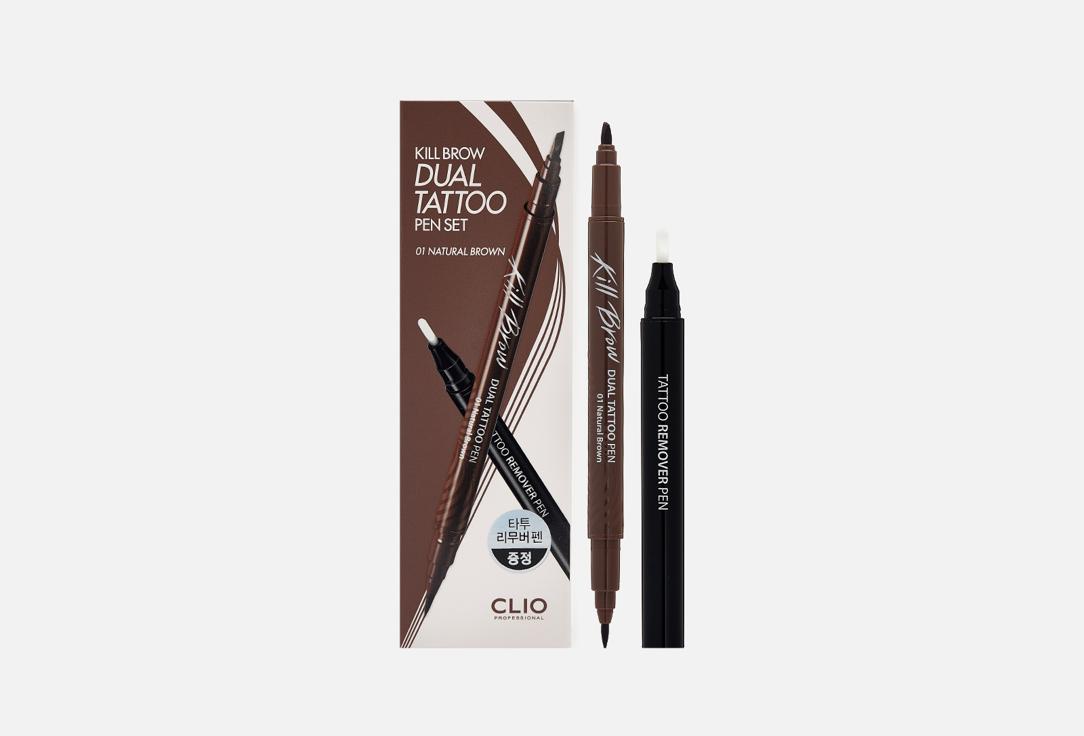 Kill brow Dual tatoo. Цвет: 01 NATURAL BROWN