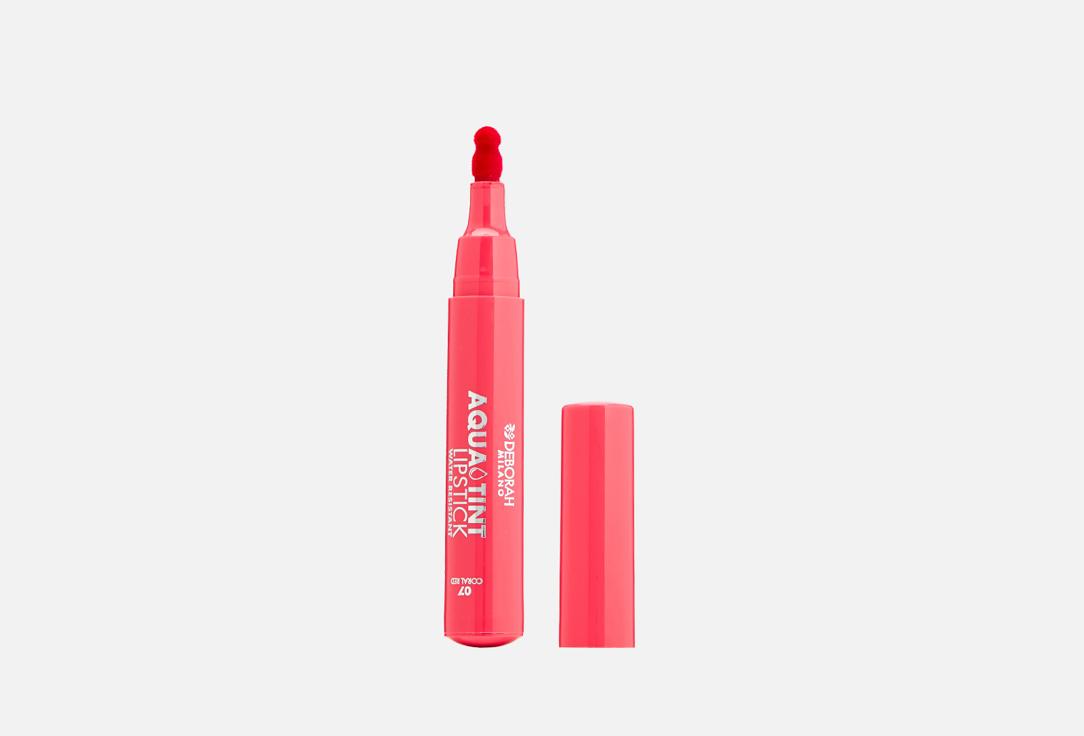 AQUA TINT LIPSTICK. Цвет: 07 коралловый красный