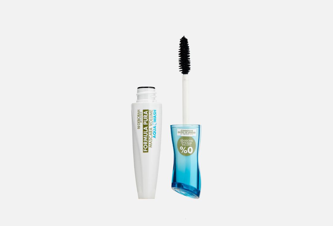 FORMULA PURA MASCARA VOLUME AQUA WASH BLACK. Цвет: черный