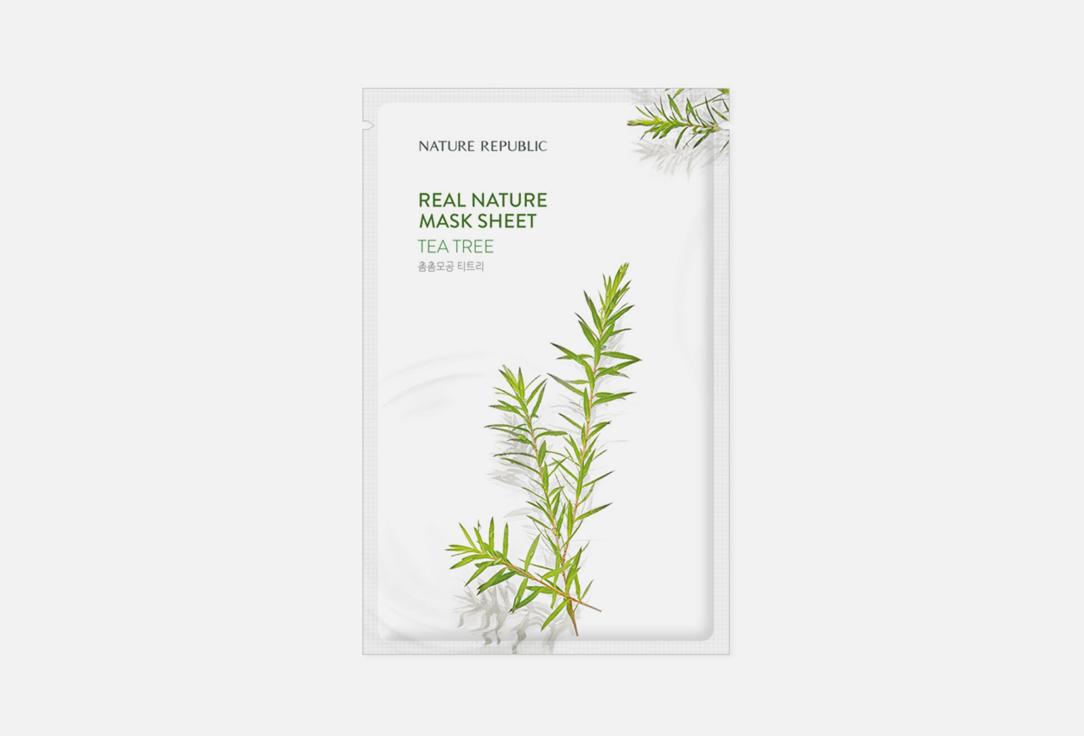 Real Nature Mask Sheet Tea Tree. 1 шт