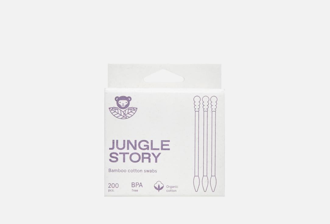 White Bamboo swabs. 200 шт