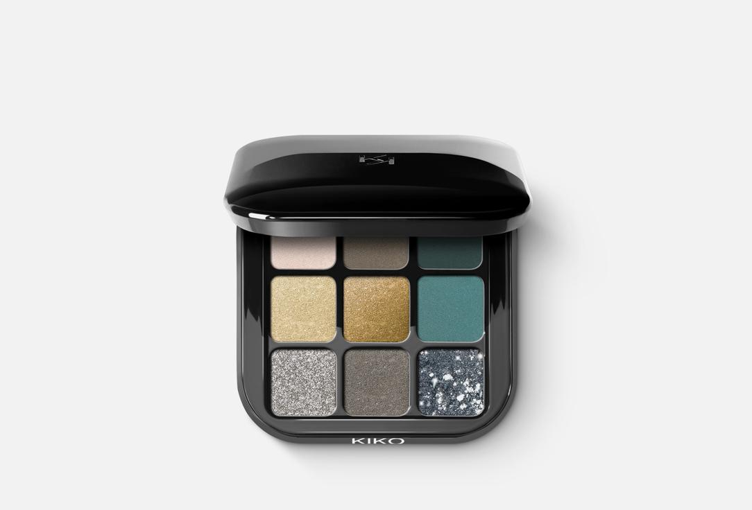 GLAMOUR MULTI FINISH EYESHADOW PALETTE. Цвет: 06 GREEN VIBES