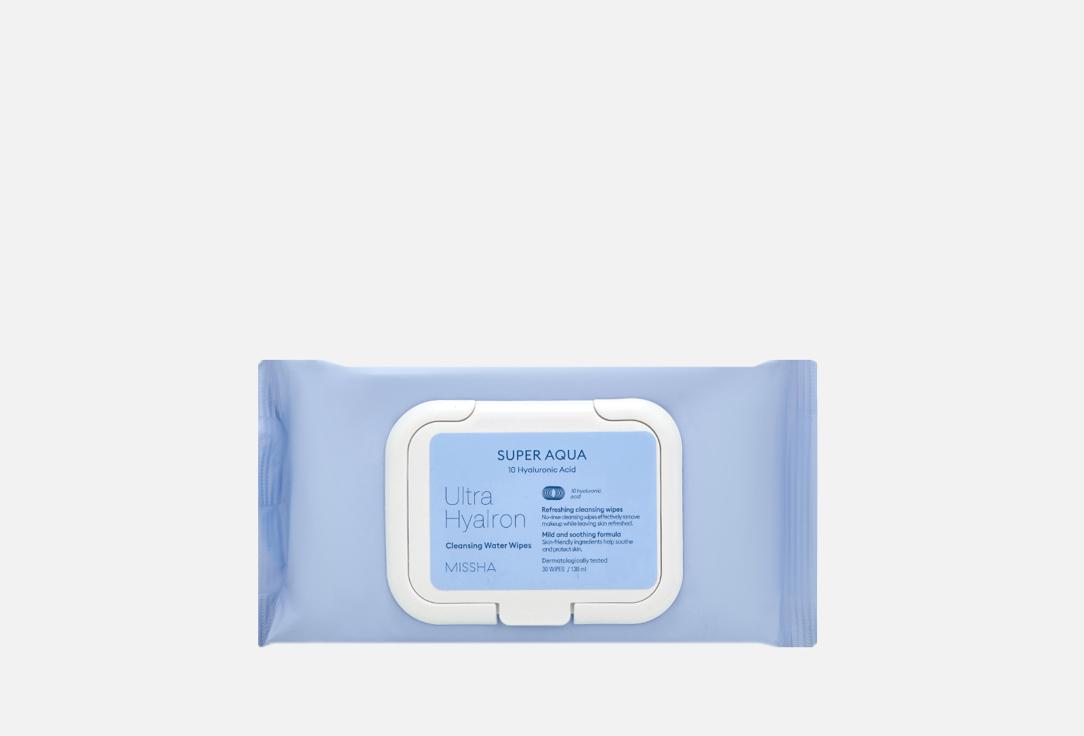 Super Aqua Ultra Hyalron Cleansing Water Wipes. Цвет: