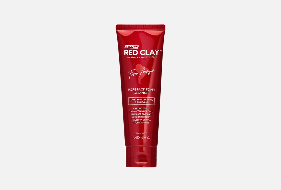 Amazon Red Clay Pore Pack Foam Cleanser. Цвет: