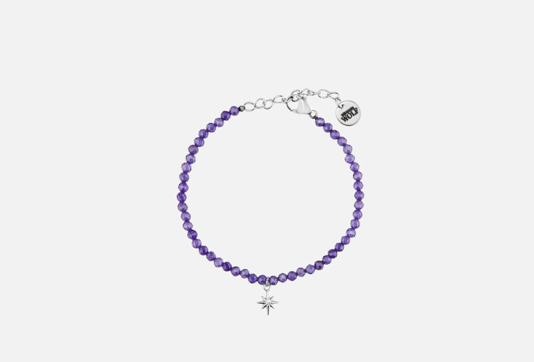 Violet zircon bracelet. 1 шт