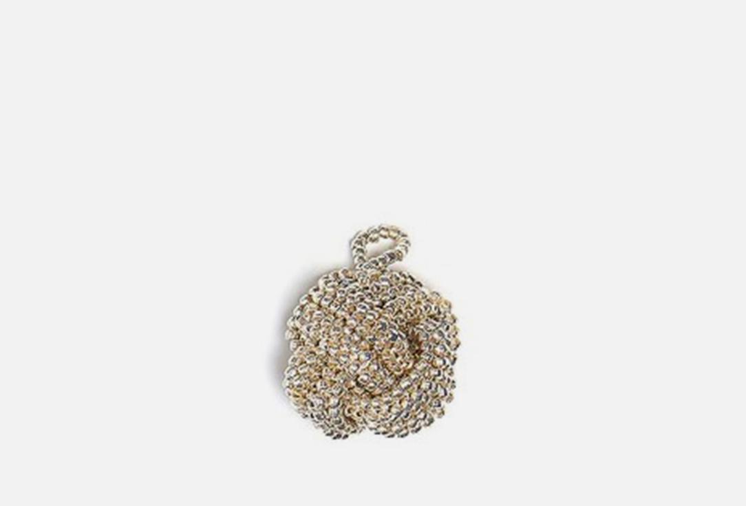 Knot beaded pendant Silver. 1 шт