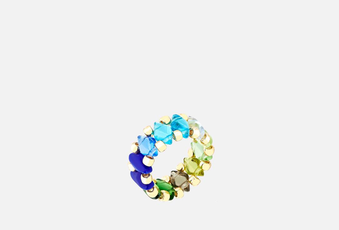 Gradient ring Blue-green. Цвет: