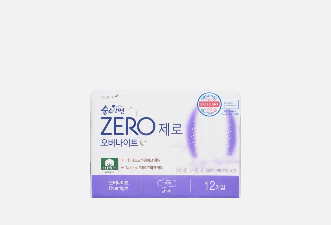 KLEANNARA | SOONSOOHANMYEON ZERO Sanitary Pаds, Overnight. 12 шт