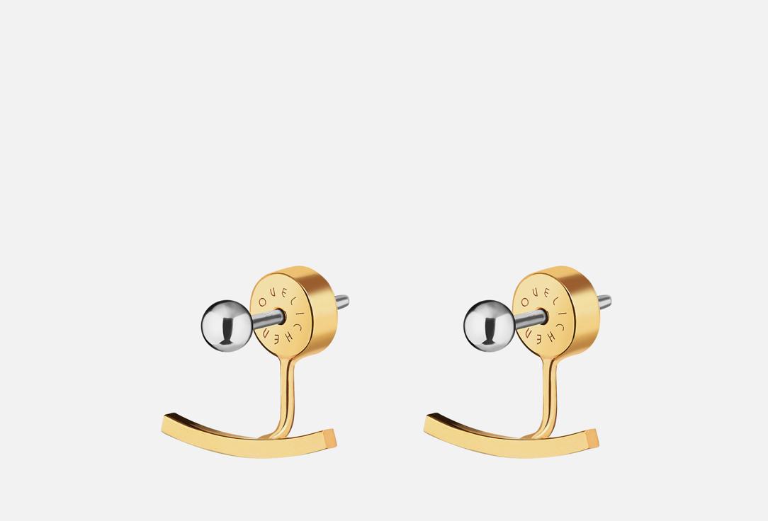 Earrings Sector yellow gold. 2 шт