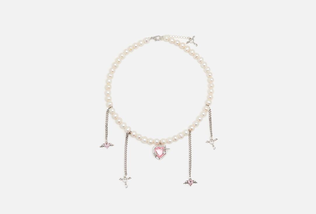 Pearl necklace pink-out. Цвет: