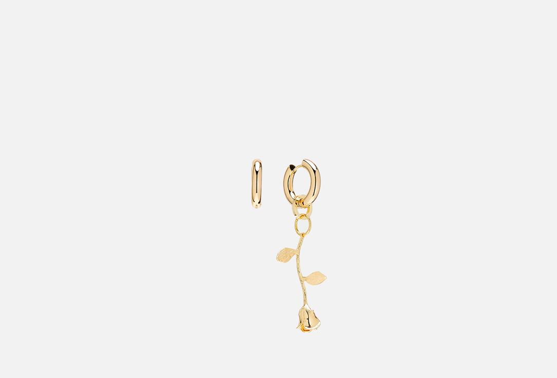 Earrings roses gold. 2 шт