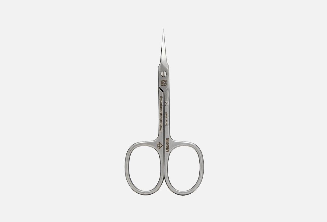 Manicure scissors for the cuticle. Цвет: сатин хром