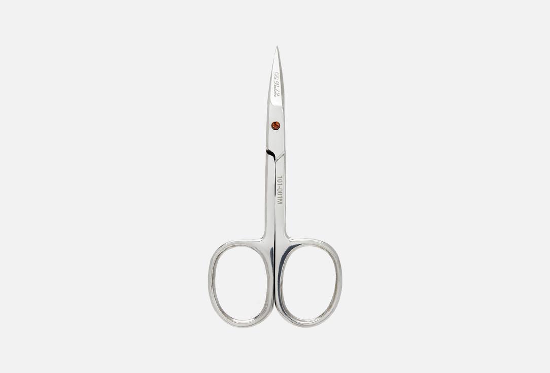 Universal manicure scissors/ for nails and cuticles/ shiny/ length / straight blades. 1 шт