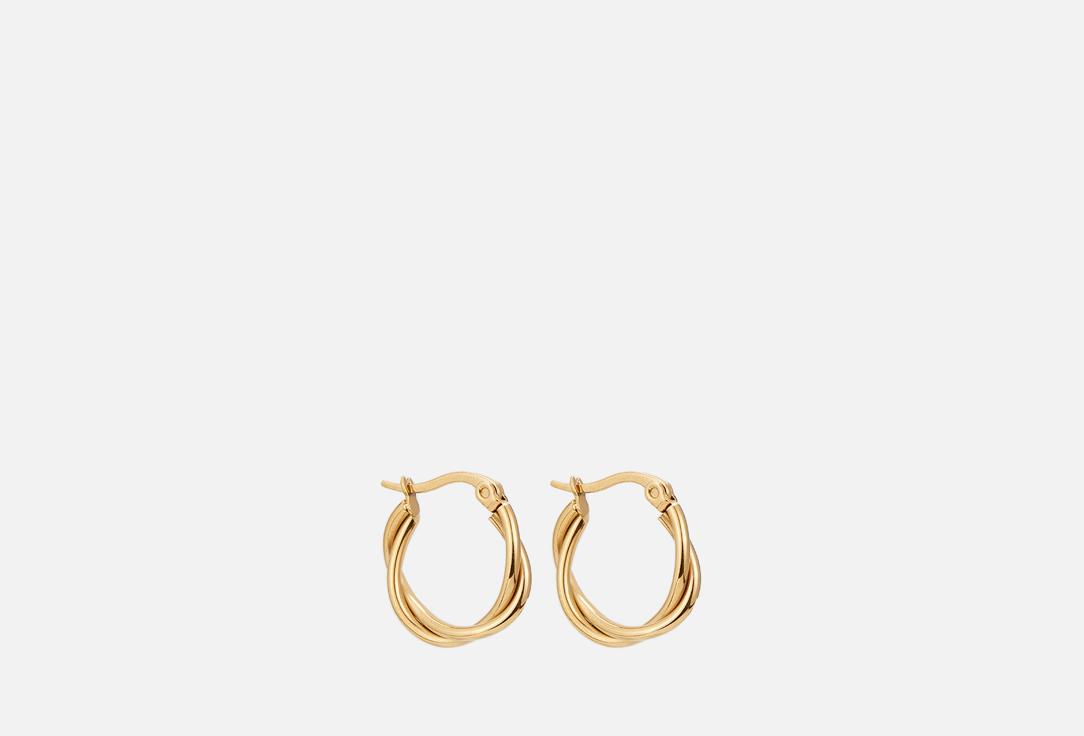 Hoop earrings gold. Цвет: