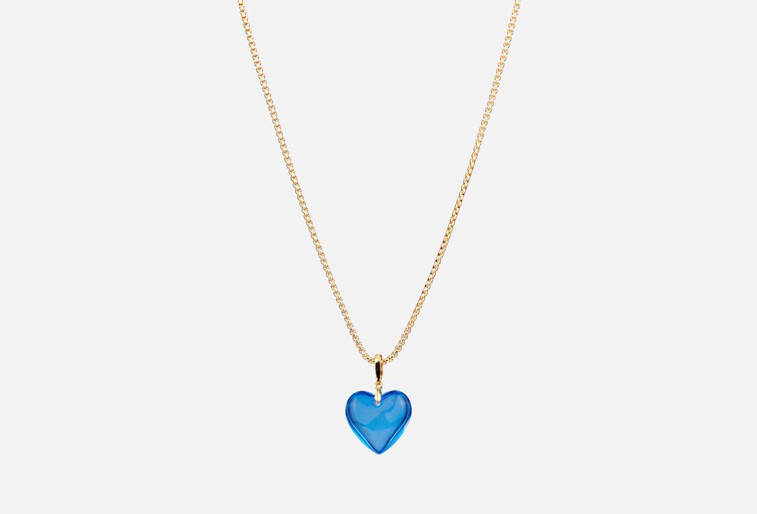 Lonely Heart Blue-Gold. 1 шт