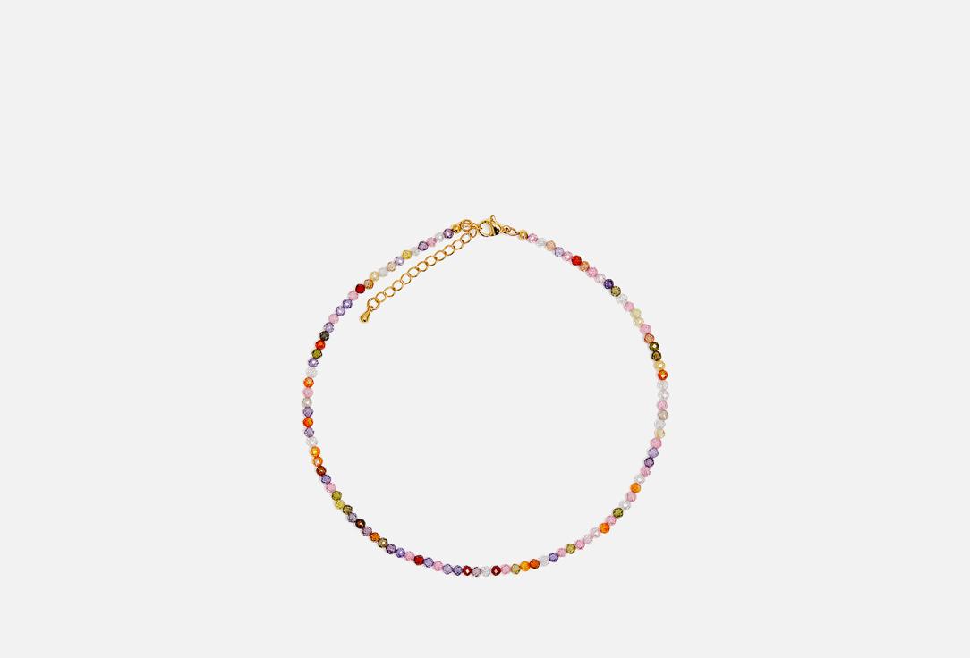 Zircon Rainbow necklace. 1 шт