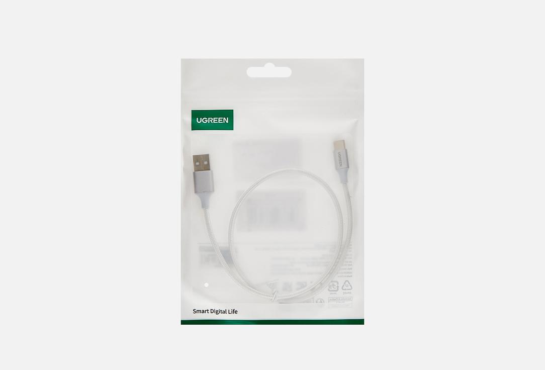 USB A Male - USB C Male белый. 1 шт