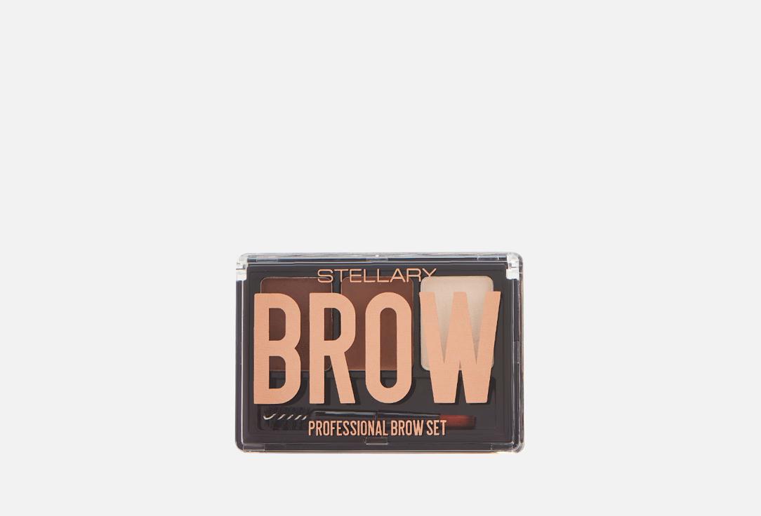 Professional Brow set. Цвет: тон 02 brunette