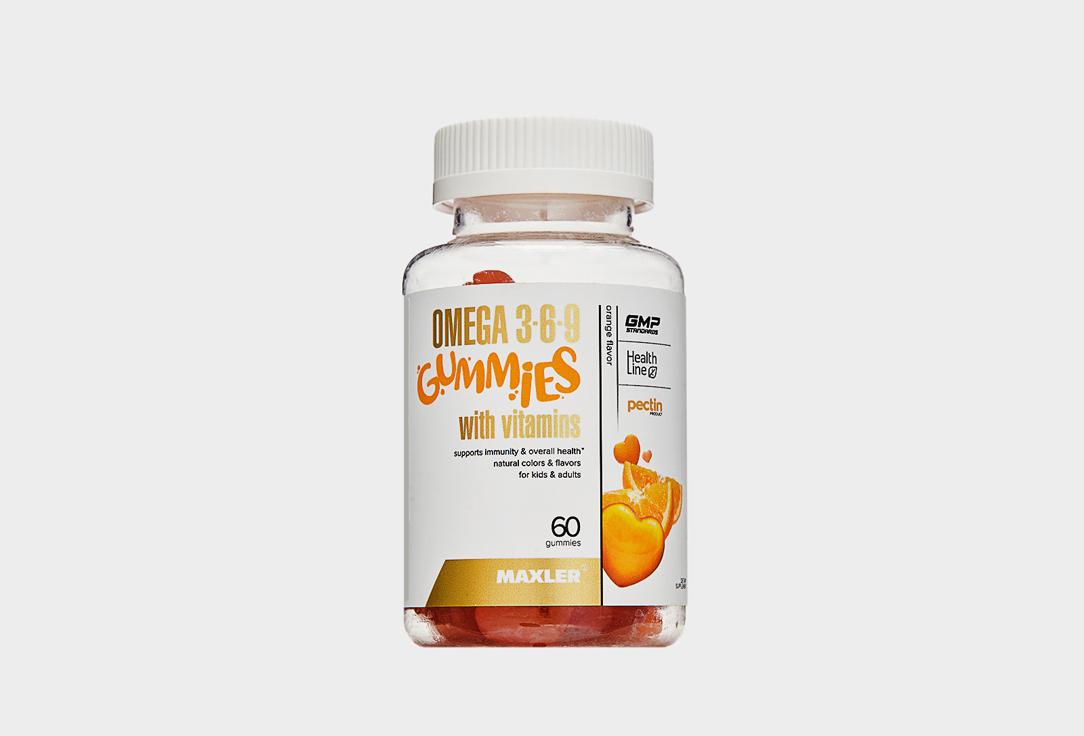 Omega 3-6-9 Gummies, Апельсин. 60 шт