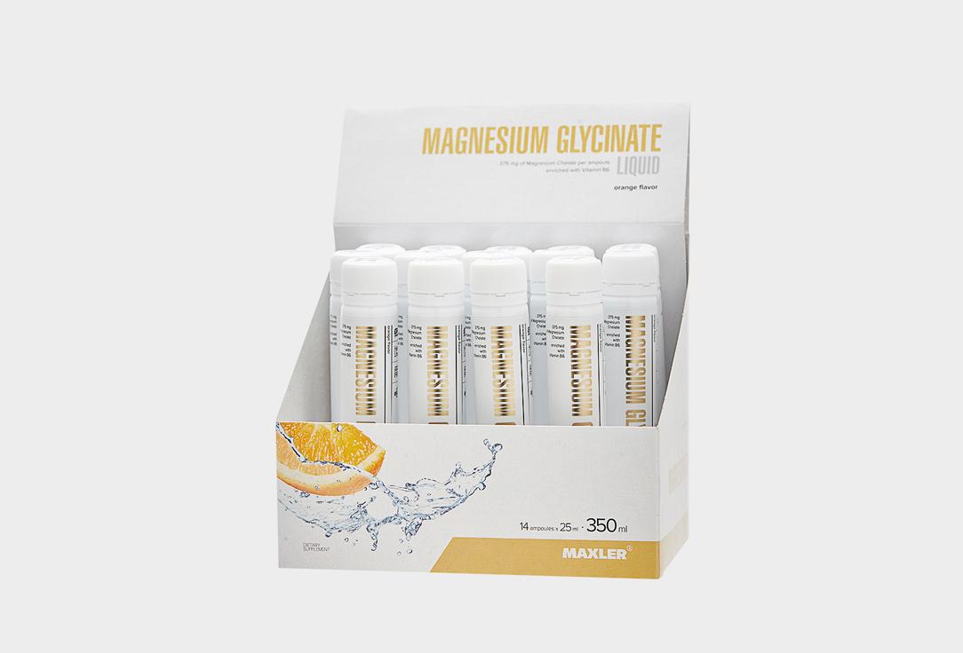 Magnesium Glycinate Liquid, Апельсин. 14 шт