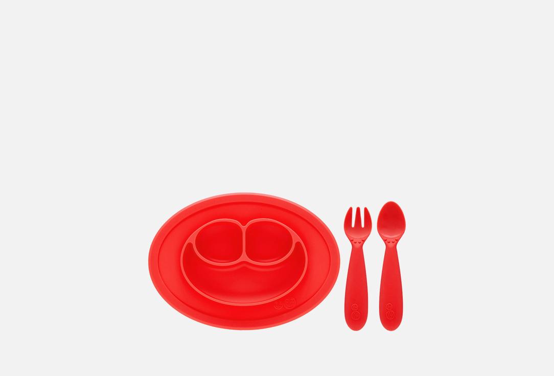 Mini Feeding Set coral. Цвет: