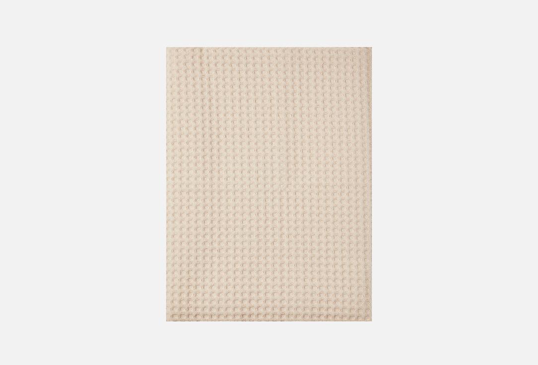 waffle bath towel. Цвет: beige