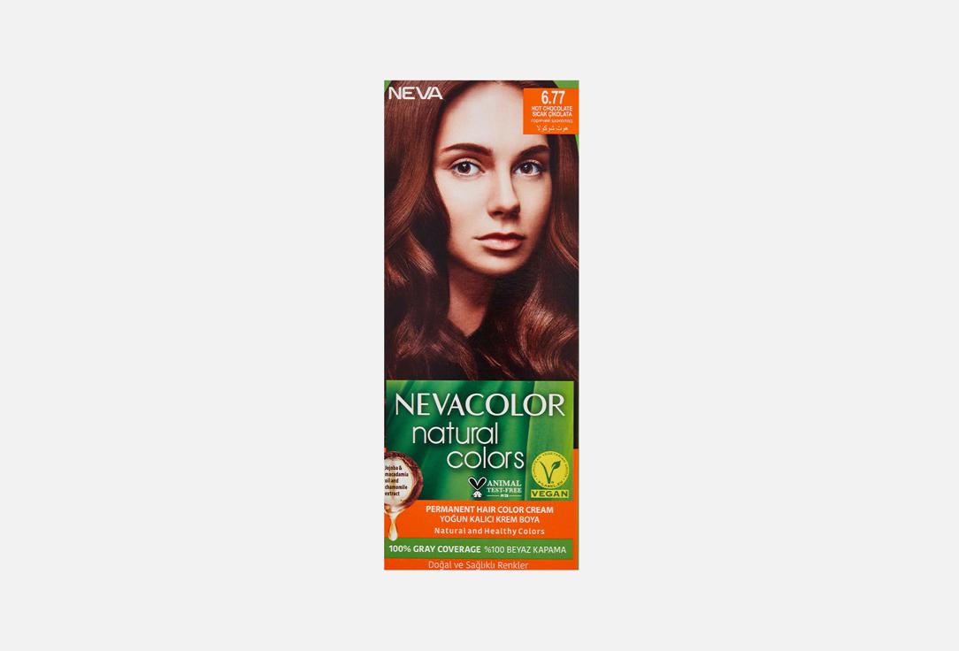 NEVACOLOR NATURAL COLOR. Цвет: 6.77, Горячий шоколад