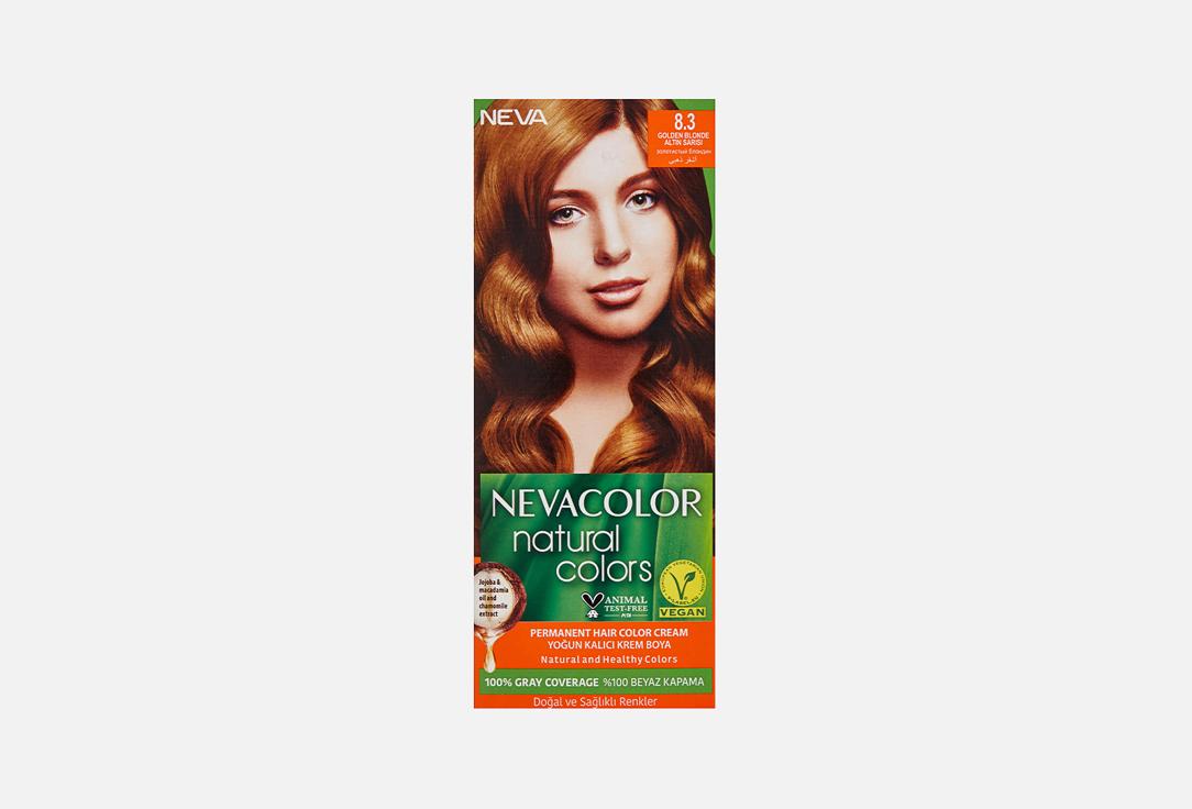 NEVACOLOR NATURAL COLOR. Цвет: 8.3, Золотистый блондин