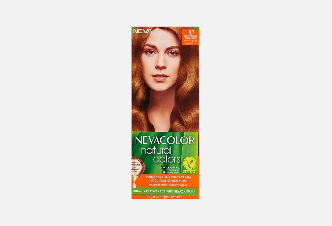 NEVACOLOR NATURAL COLOR. Цвет: 8.7, Светлая карамель