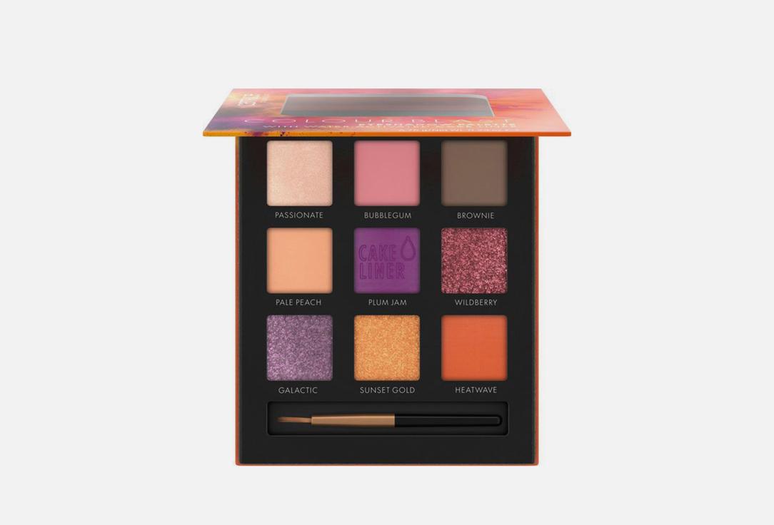 Colour blast eyeshadow palette. Цвет: 010, Tangerine meets lilac