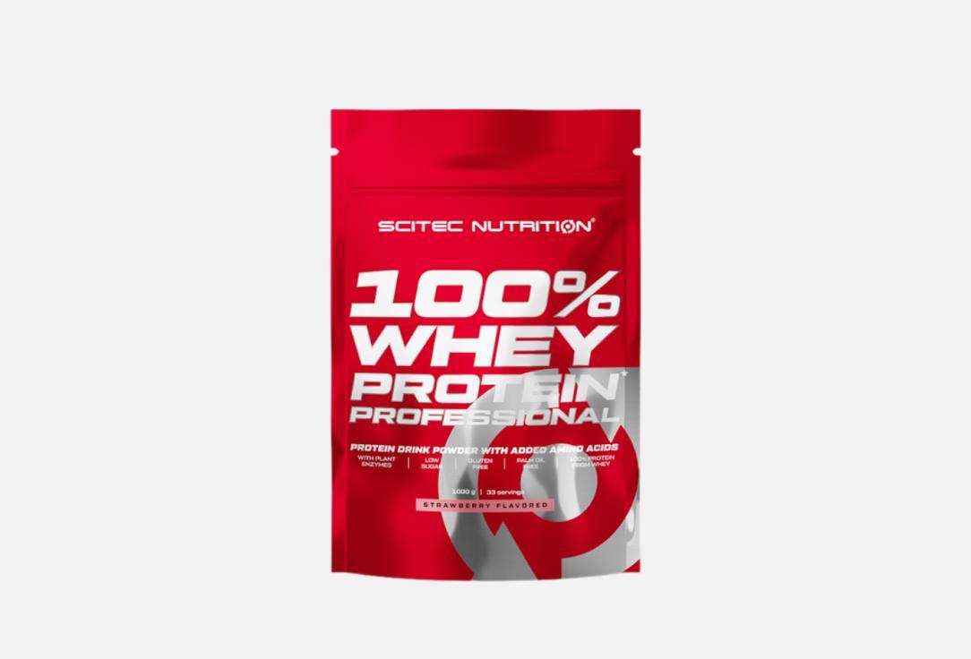 Whey Protein Professional клубника в порошке. 1000 г