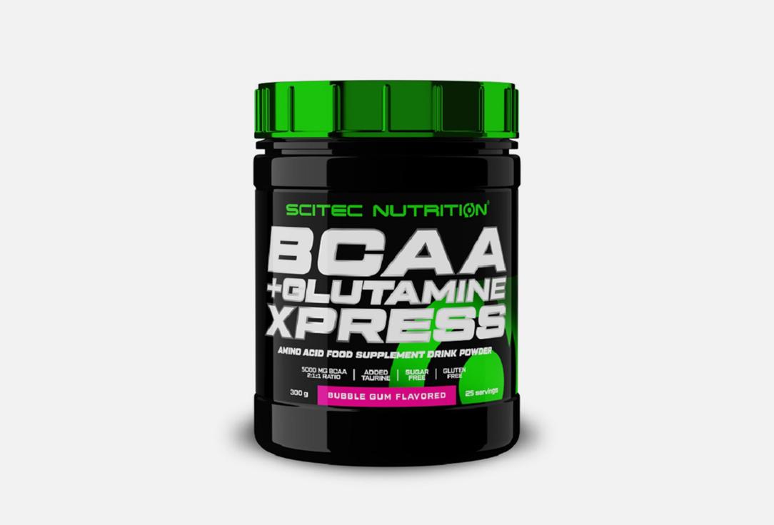 BCAA+Glutamine Xpress  Бабл Гам в порошке. 300 г