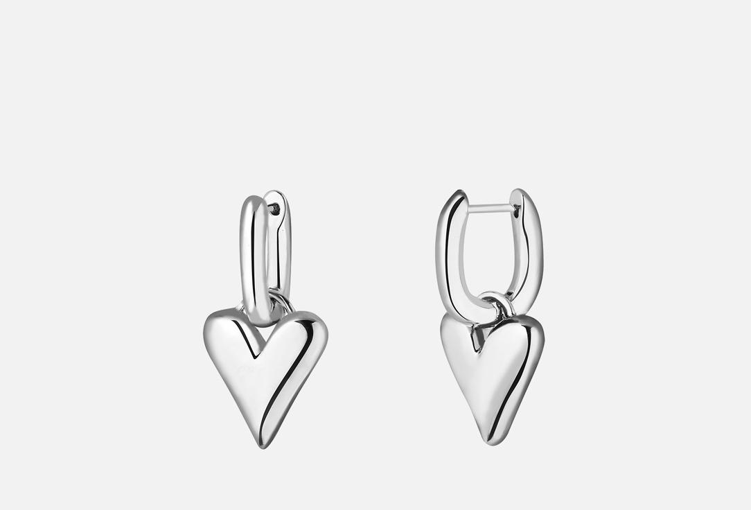 heart silver. 2 шт