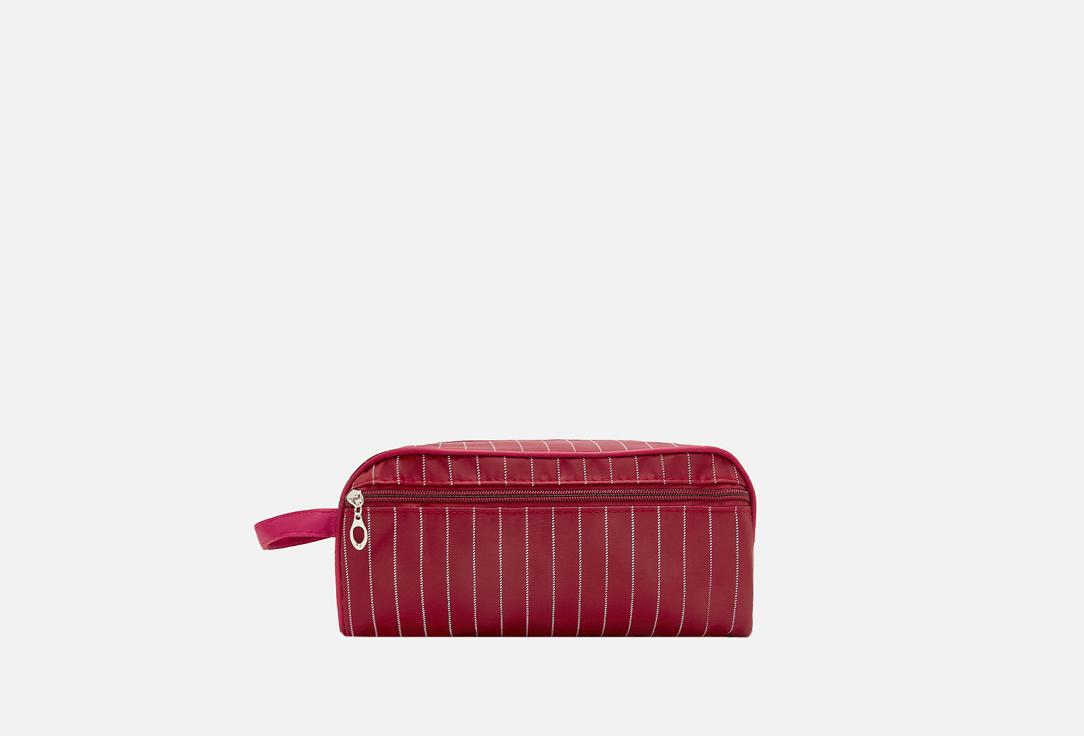 Cosmetic bag with handle. Цвет: Красный