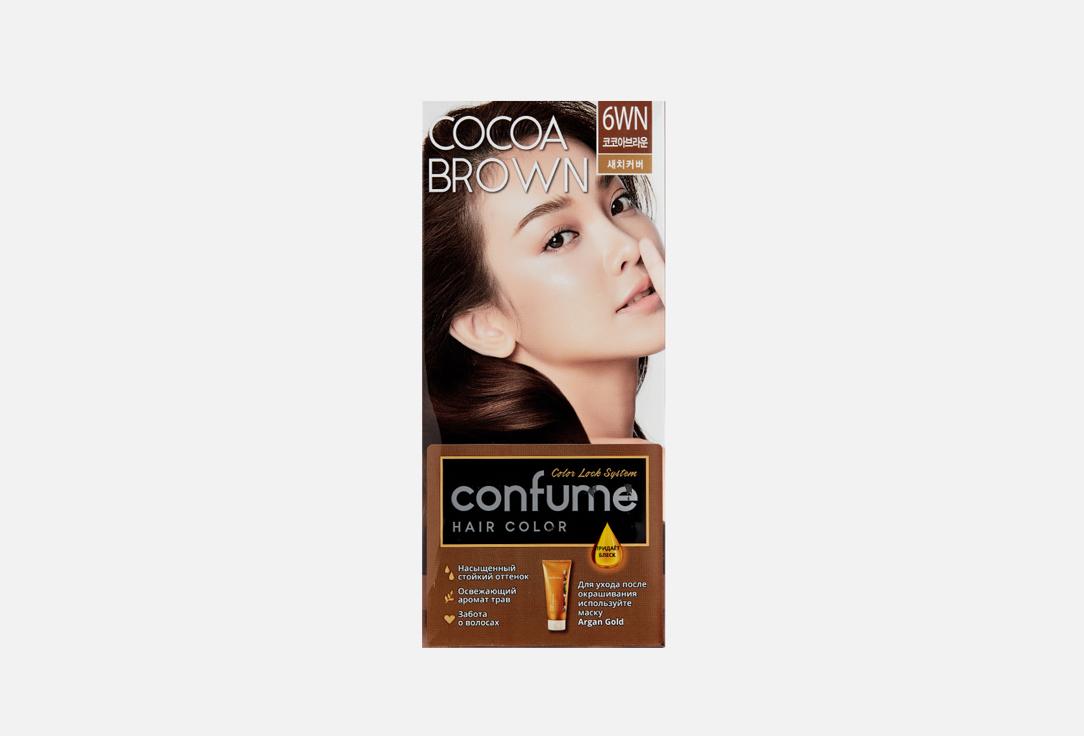 Confume | hair color. Цвет: 6WN, Cocoa Brown