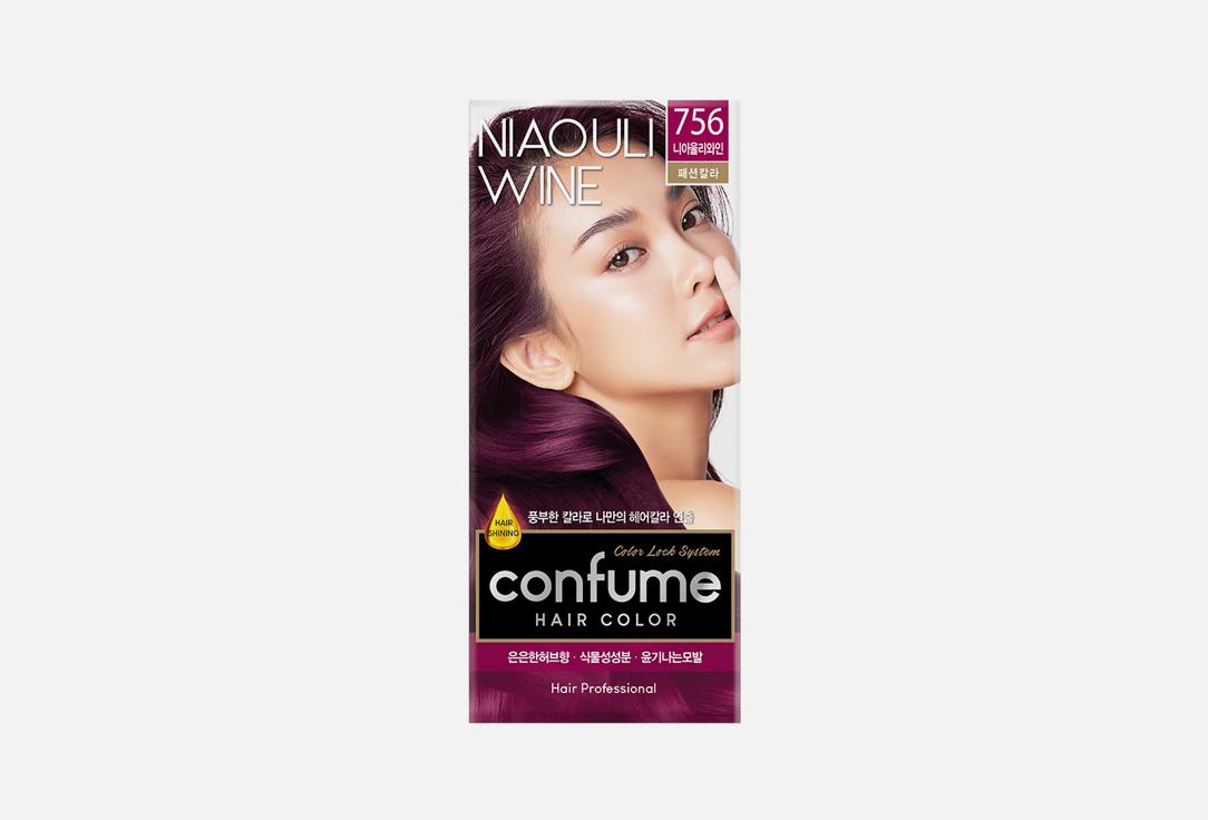 Confume | hair color. Цвет: 756, Niaouli Wine