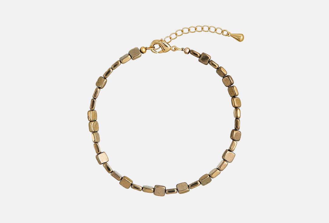 Фетиш | gold hematite bracelet. Цвет: