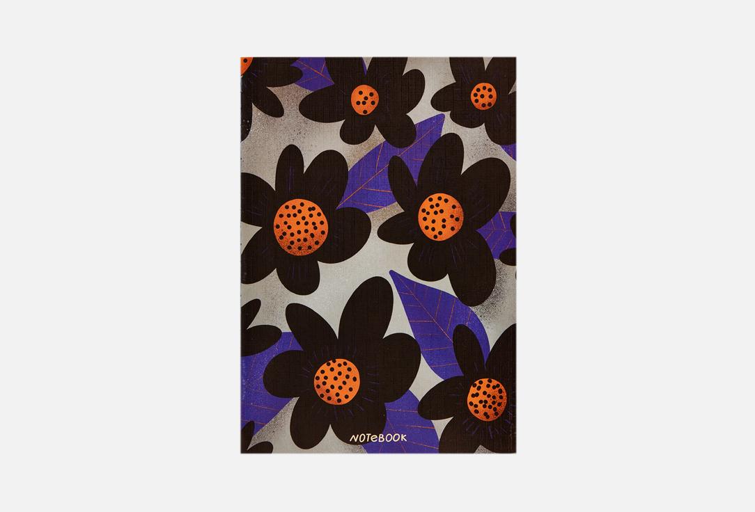 Black flowers dot. 1 шт