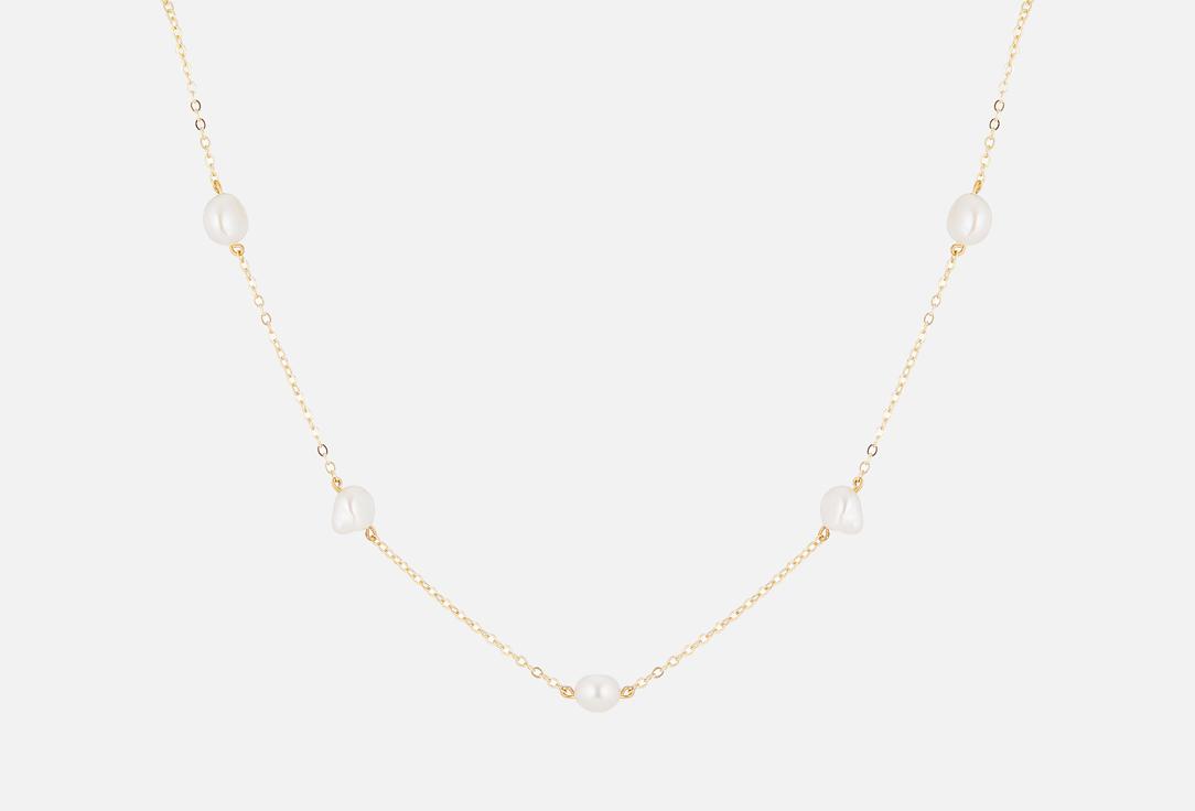 Gently Pearl Chain Necklace. 1 шт