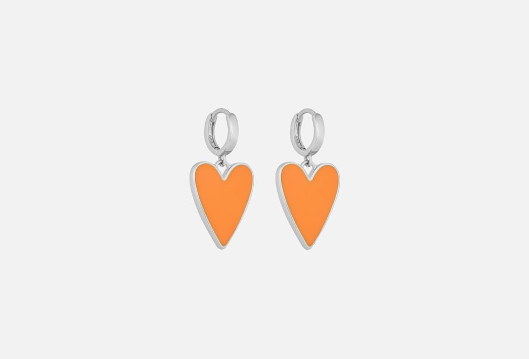 Earrings Hearts. 2 шт