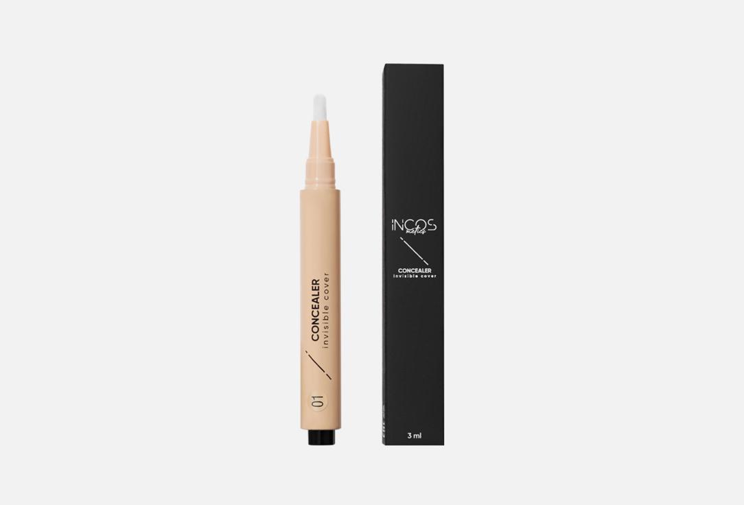 Invisible cover concealer. Цвет: 01, Слоновая кость