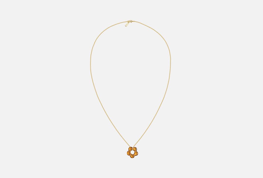 Lonely Flower Orange-Gold-Long. 1 шт