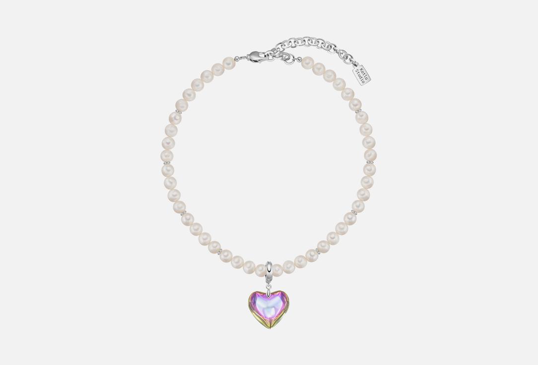 Classic Heart Holographic-Silver. 1 шт