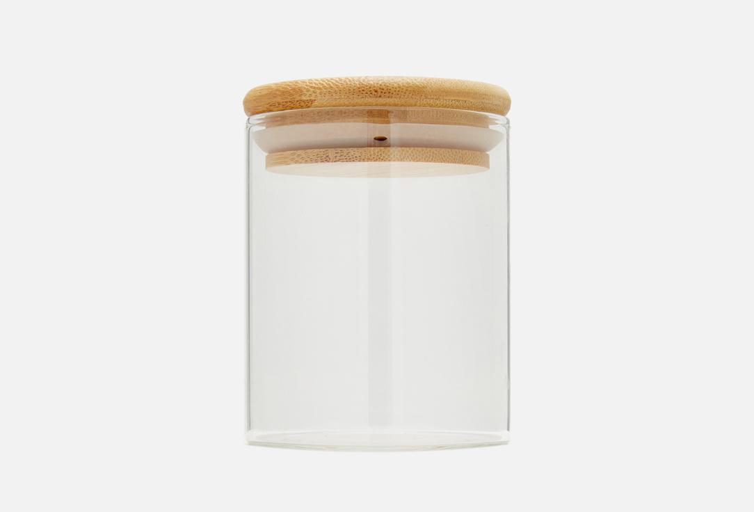 Jar with bamboo lid. 250 мл